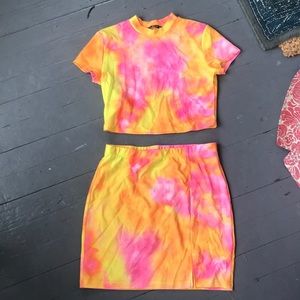 Tie dye matching set